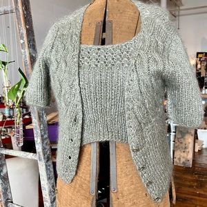 Vintage 90’s cropped twin set